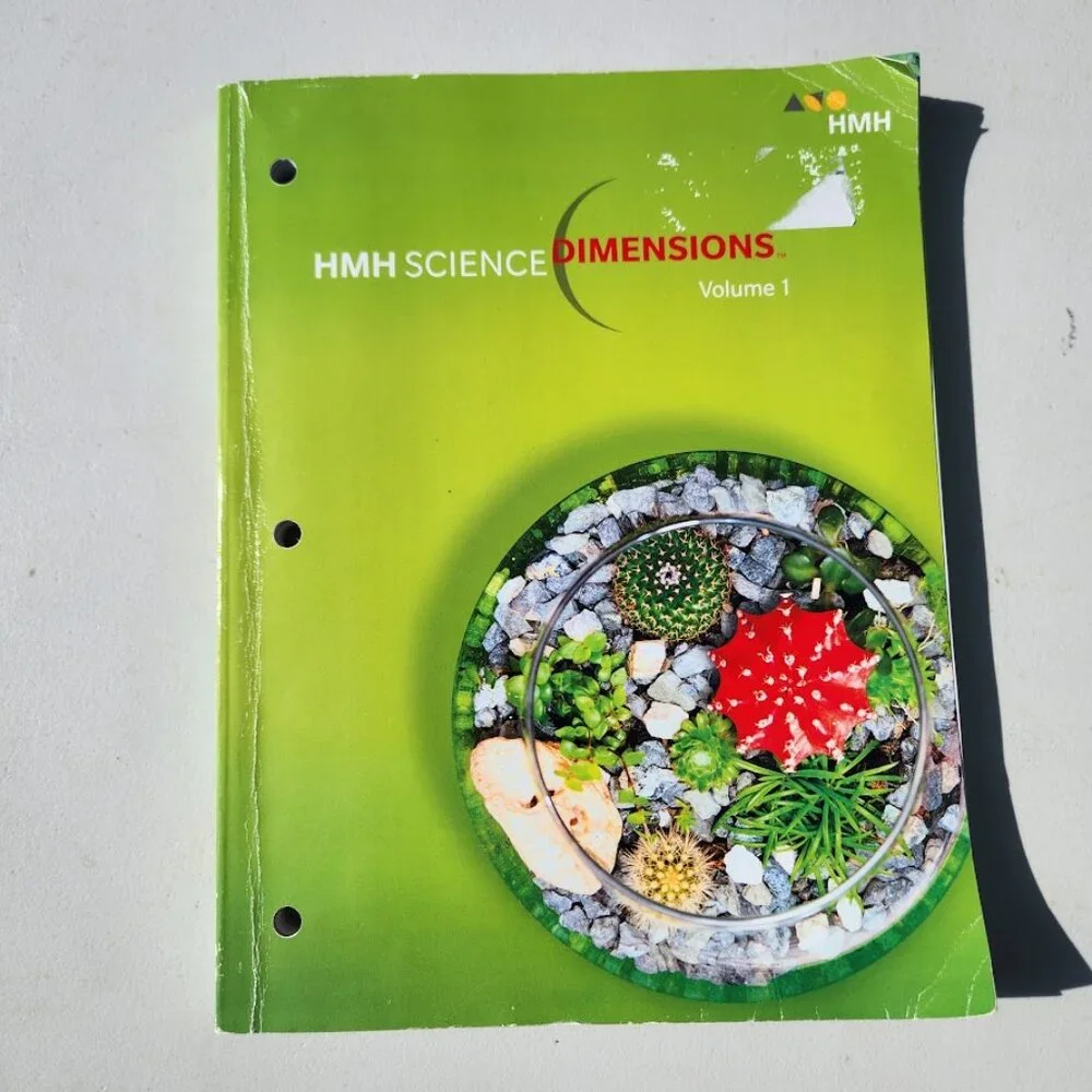 HMH Science Dimensions Grade 5 5th Volume 1 and 2 Book Bundle Lot Workbook Stude